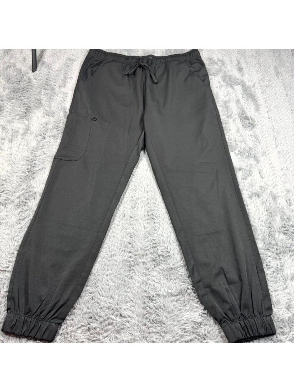 Mini Marilyn by Medichic Scrub Pant Women's L Black Polyester Jogger Stretch